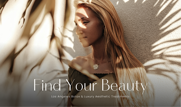 Woman with long hair showcasing beauty treatments.