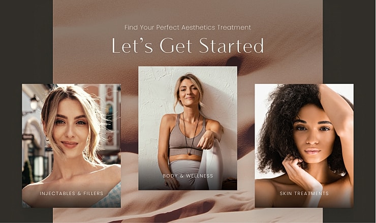 Aesthetic treatment options for beauty and wellness.