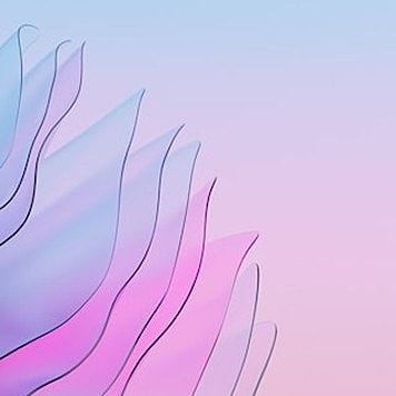 Abstract pastel wave design with soft gradient.
