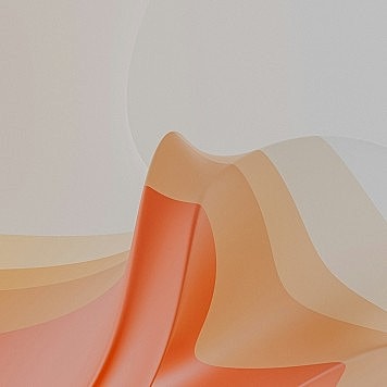 Abstract wave pattern in soft peach tones