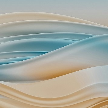 Abstract waves in soft colors.